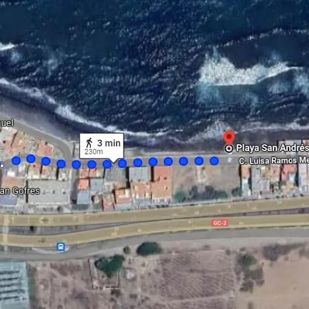 Appartement Costa Norte San Andres Con Terraza Compartida Vista Al Mar *